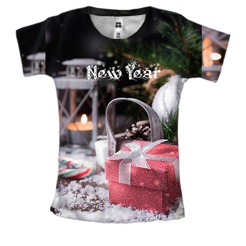 Жіноча 3D футболка New Year gifts 2