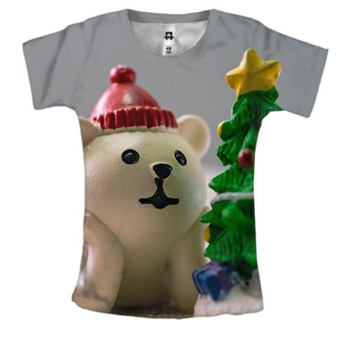 Женская 3D футболка Christmas toy 10