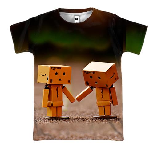 3D футболка Wooden little people love
