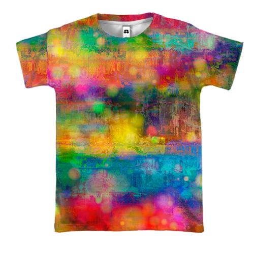 3D футболка Rainbow spots