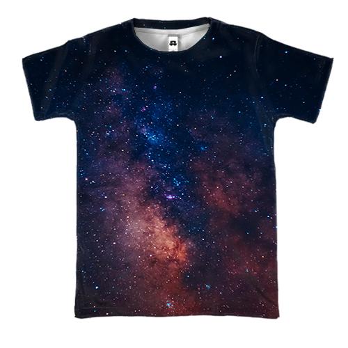 3D футболка Starry space