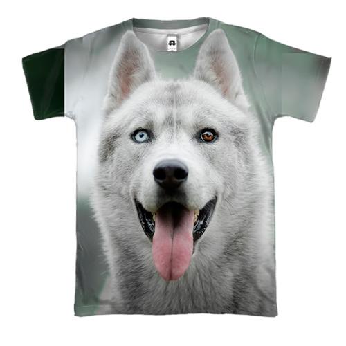 3D футболка Пес-волк