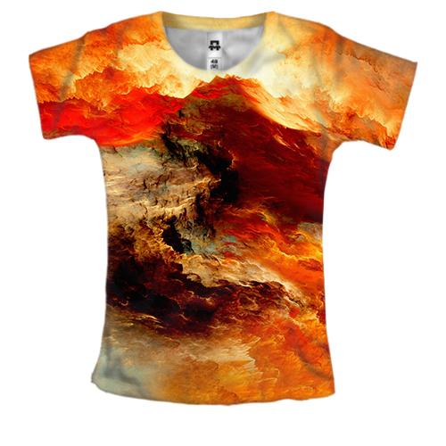 Жіноча 3D футболка Stormy sky 5