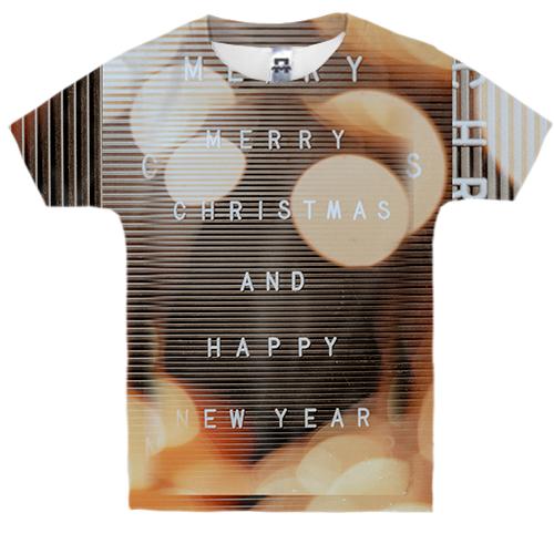 Дитяча 3D футболка New Year