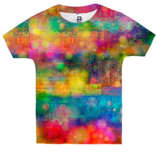 Детская 3D футболка Rainbow spots
