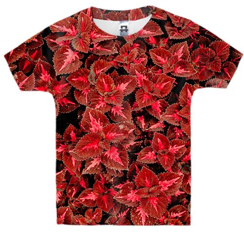 Дитяча 3D футболка Red sheets
