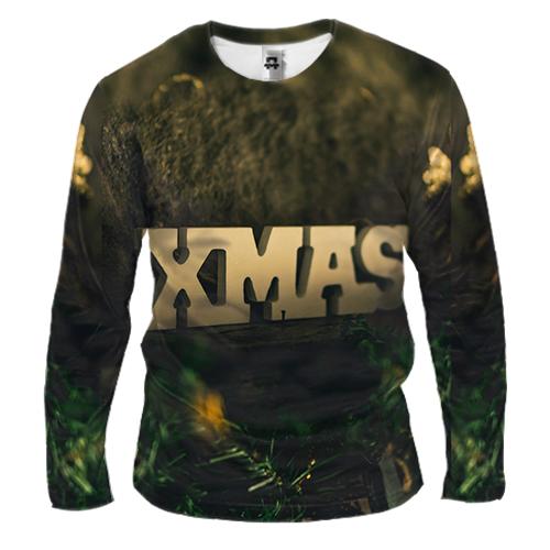 Чоловічий 3D лонгслів XMAS