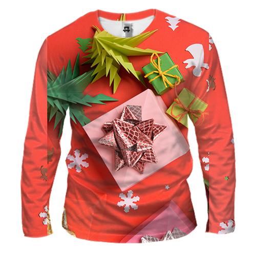 Чоловічий 3D лонгслів New Year gifts 4