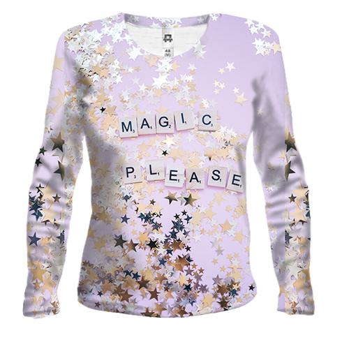 Жіночий 3D лонгслів Magic Please
