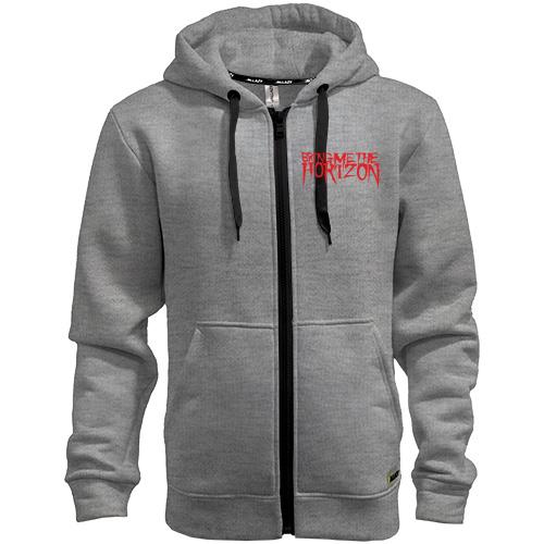 Чоловіча толстовка на блискавці Bring me the horizon