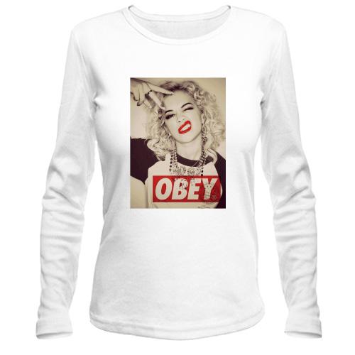 Лонгслив Obey girl