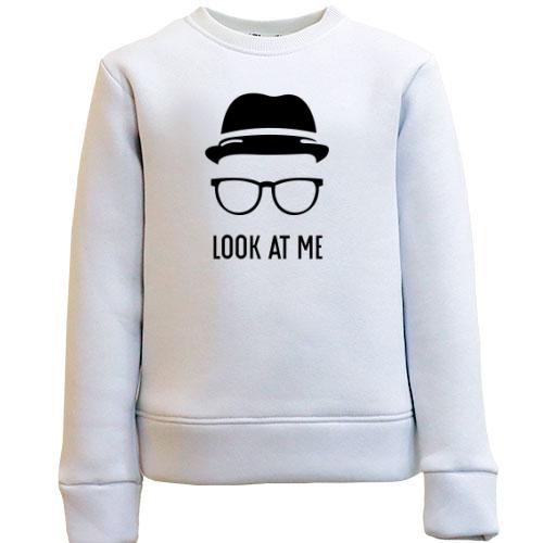 Дитячий світшот з капелюхом і окулярами Look at me