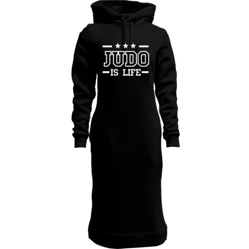 Женская толстовка-платье Judo is life