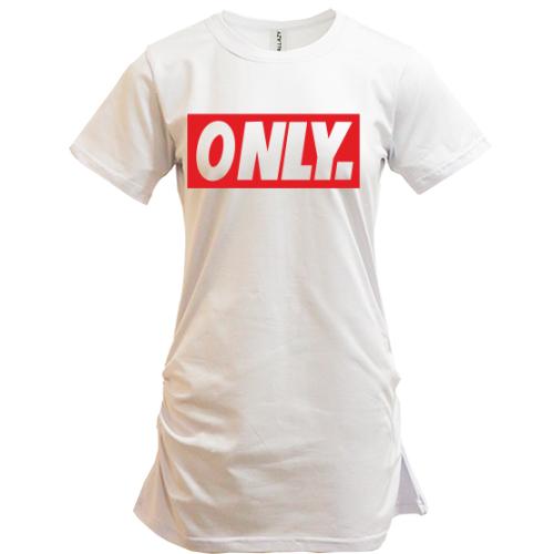 Подовжена футболка Only Obey