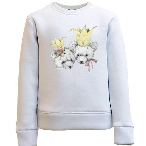 Детский свитшот с плюшевыми мишками 