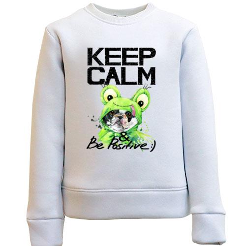 Детский свитшот с Бостон-терьером 