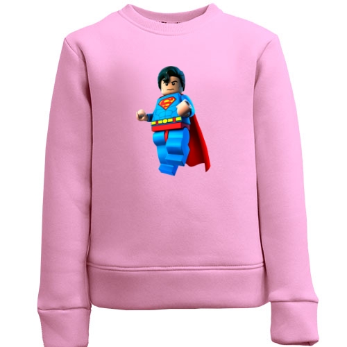 Детский свитшот с лего-суперменом