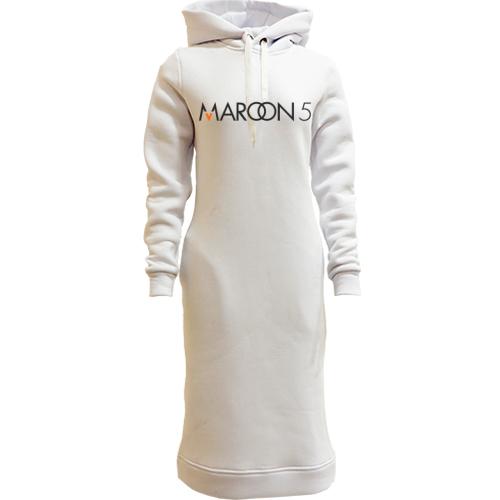 Женская толстовка-платье Maroon 5