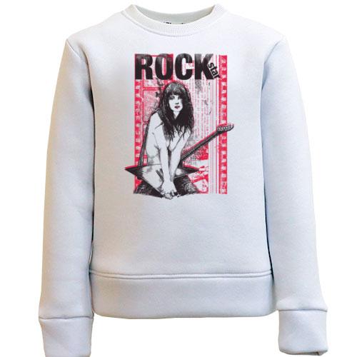 Дитячий світшот rock star girl