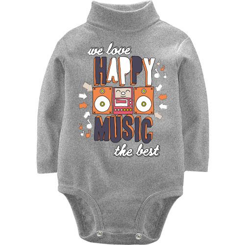 Дитячий боді LSL We love happy music the best