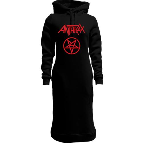 Жіноча толстовка-плаття Anthrax із зіркою