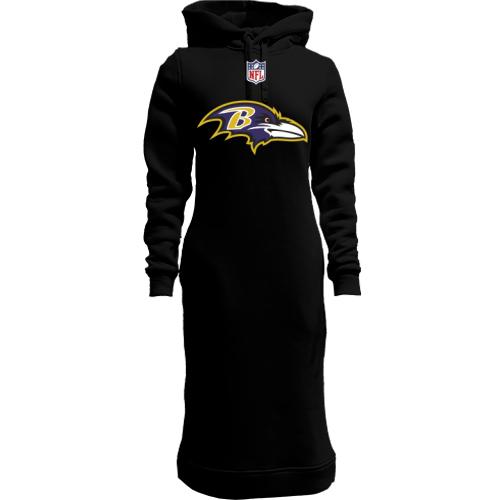 Женская толстовка-платье Baltimore Ravens