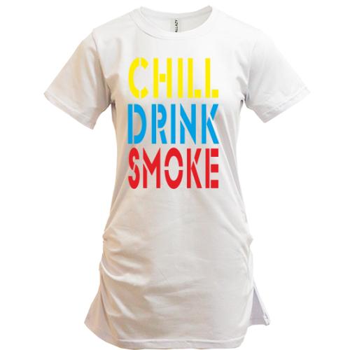 Туника Chill, Drink, Smoke
