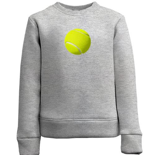 Дитячий світшот з зеленим тенісним м'ячем