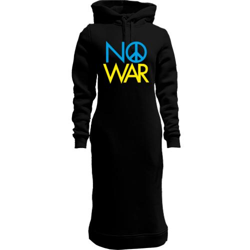 Женская толстовка-платье No War