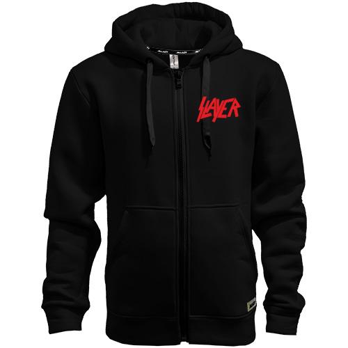 Чоловіча толстовка на блискавці  Slayer