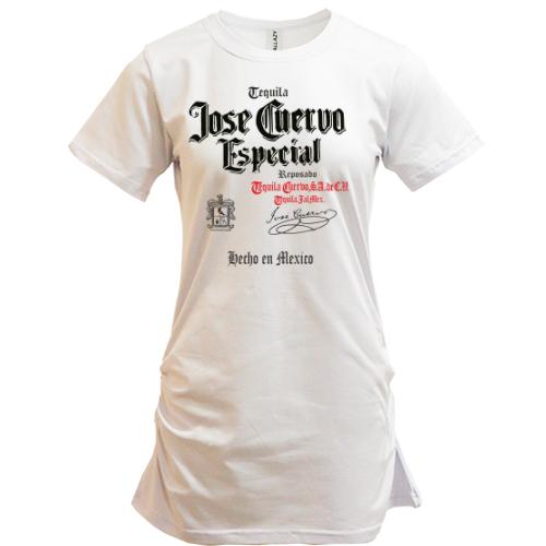 Подовжена футболка jose cuervo