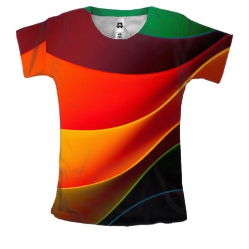 Женская 3D футболка Abstraction. 5