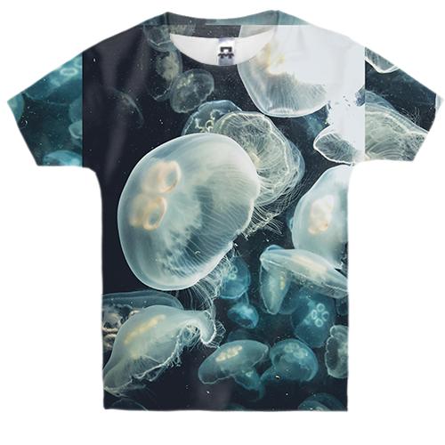 Дитяча 3D футболка медузи