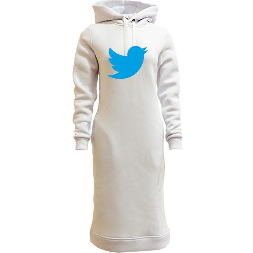 Женская толстовка-платье twitter