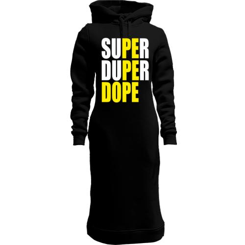 Женская толстовка-платье Super Dope