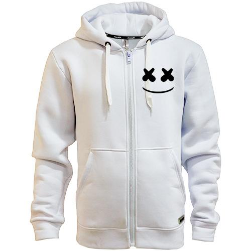 Чоловіча толстовка на блискавці Marshmello