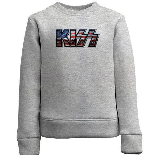 Дитячий світшот KISS на американському прапорі