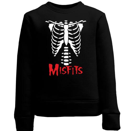 Детский свитшот скелет Misfits