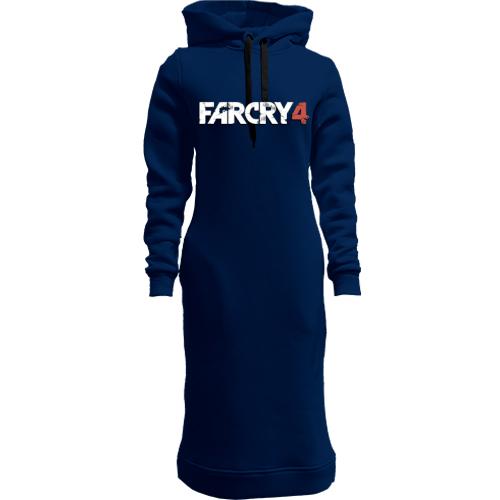 Женская толстовка-платье Farcry 4 лого