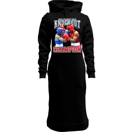 Женская толстовка-платье Big Fight Pro Knockout