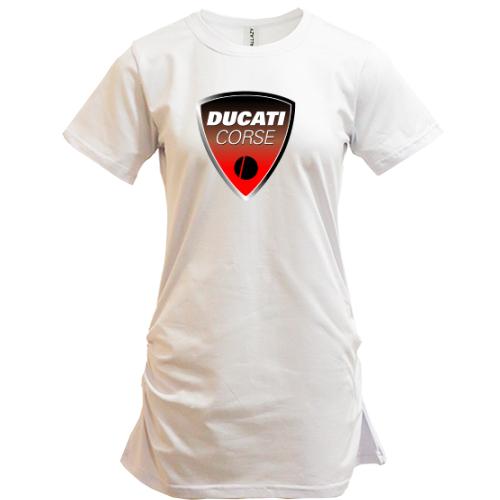 Подовжена футболка Ducati Corse