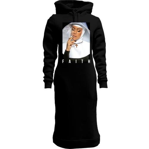 Женская толстовка-платье с монашкой FAITH