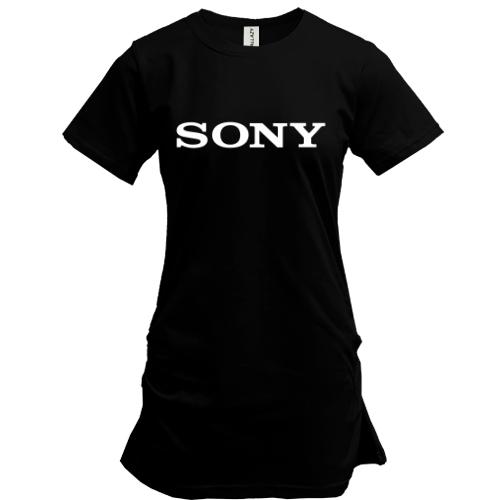 Удлиненная футболка Sony