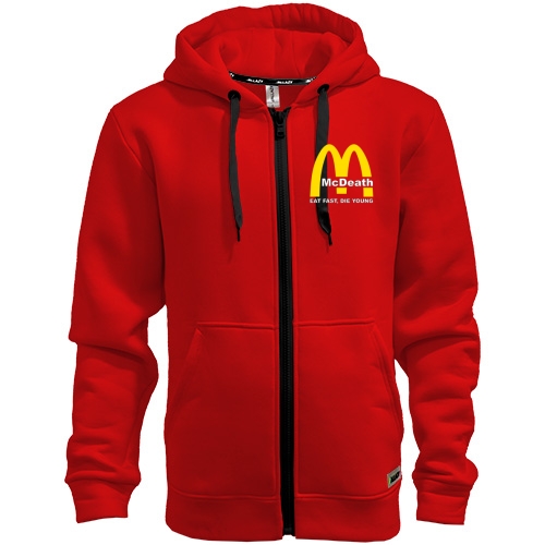 Мужская толстовка на молнии  McDeath