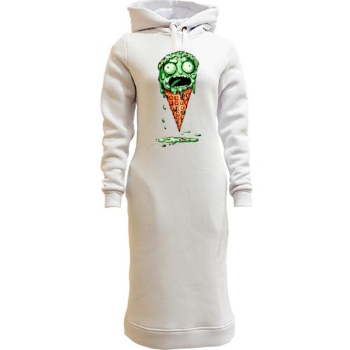 Жіноча толстовка-плаття Ice cream Morty