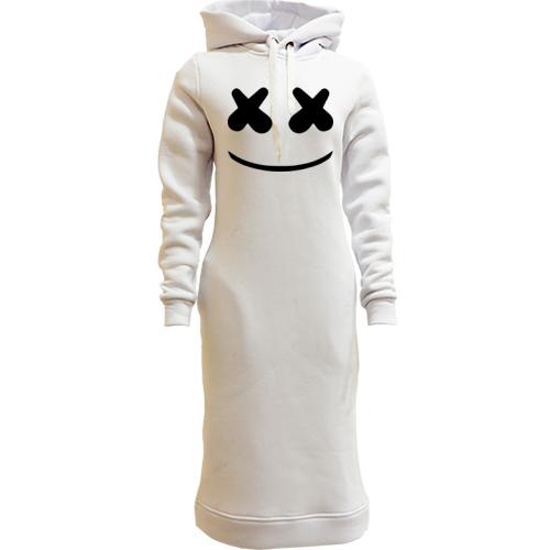 Женская толстовка-платье Marshmello