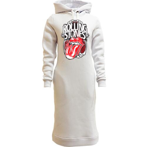 Женская толстовка-платье Rolling Stones ART
