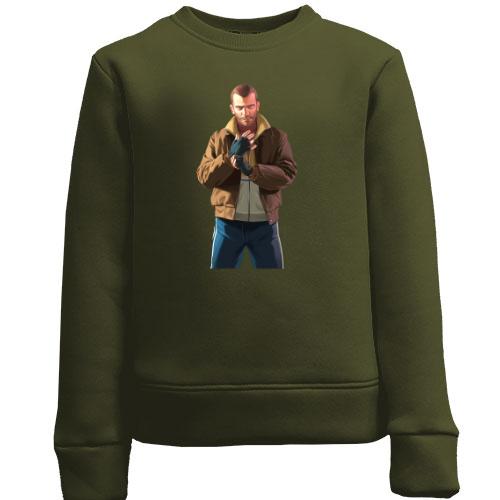 Детский свитшот с Нико Белликом (GTA 4)