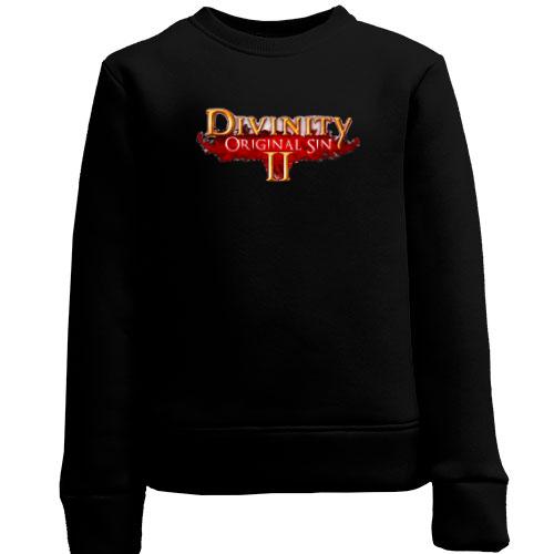 Детский свитшот с постером игры Divinity 2 - Original Sin