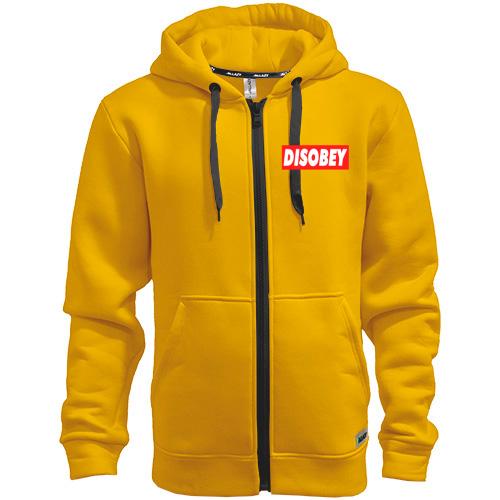 Чоловіча толстовка на блискавці Disobey